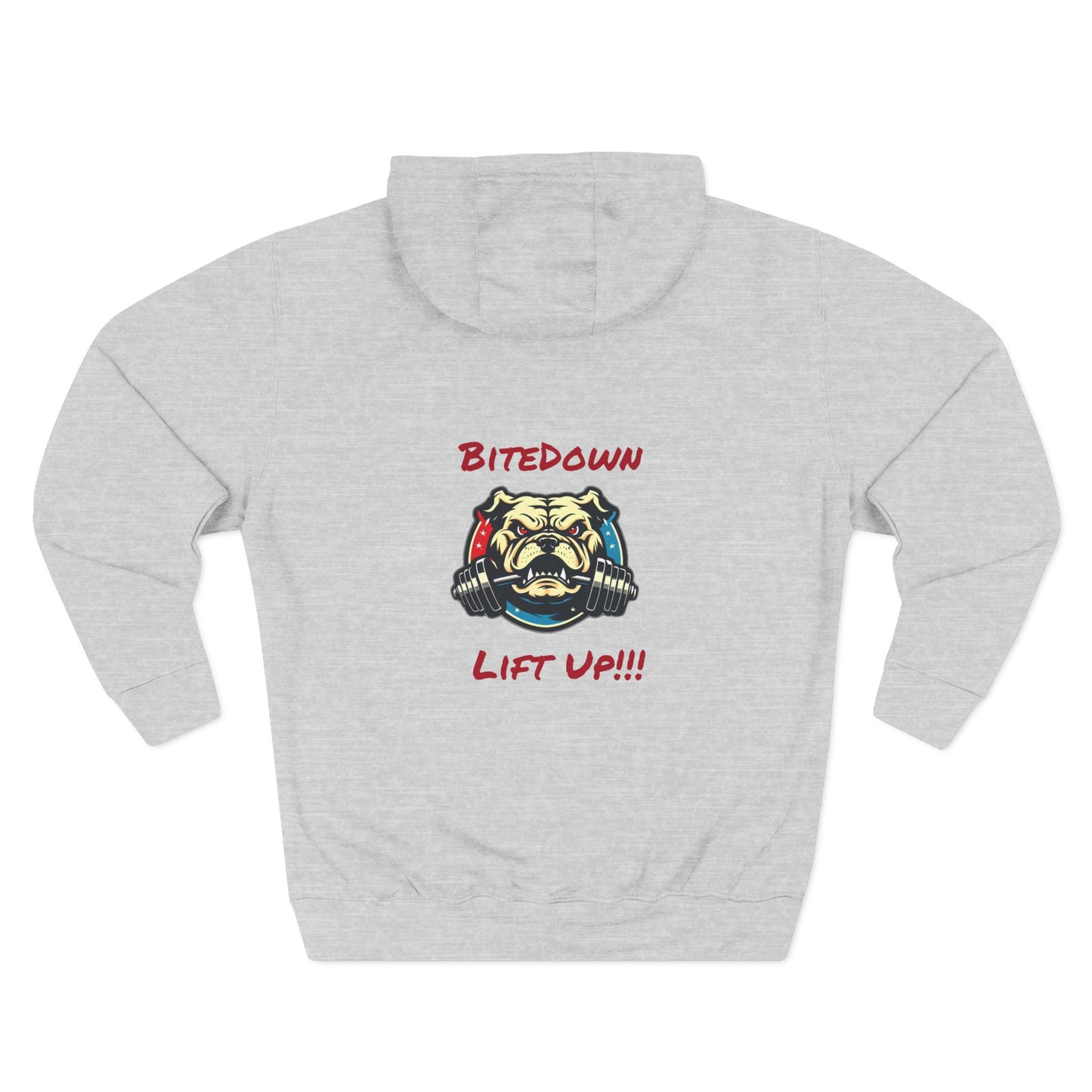 Three-Panel Fleece Hoodie
