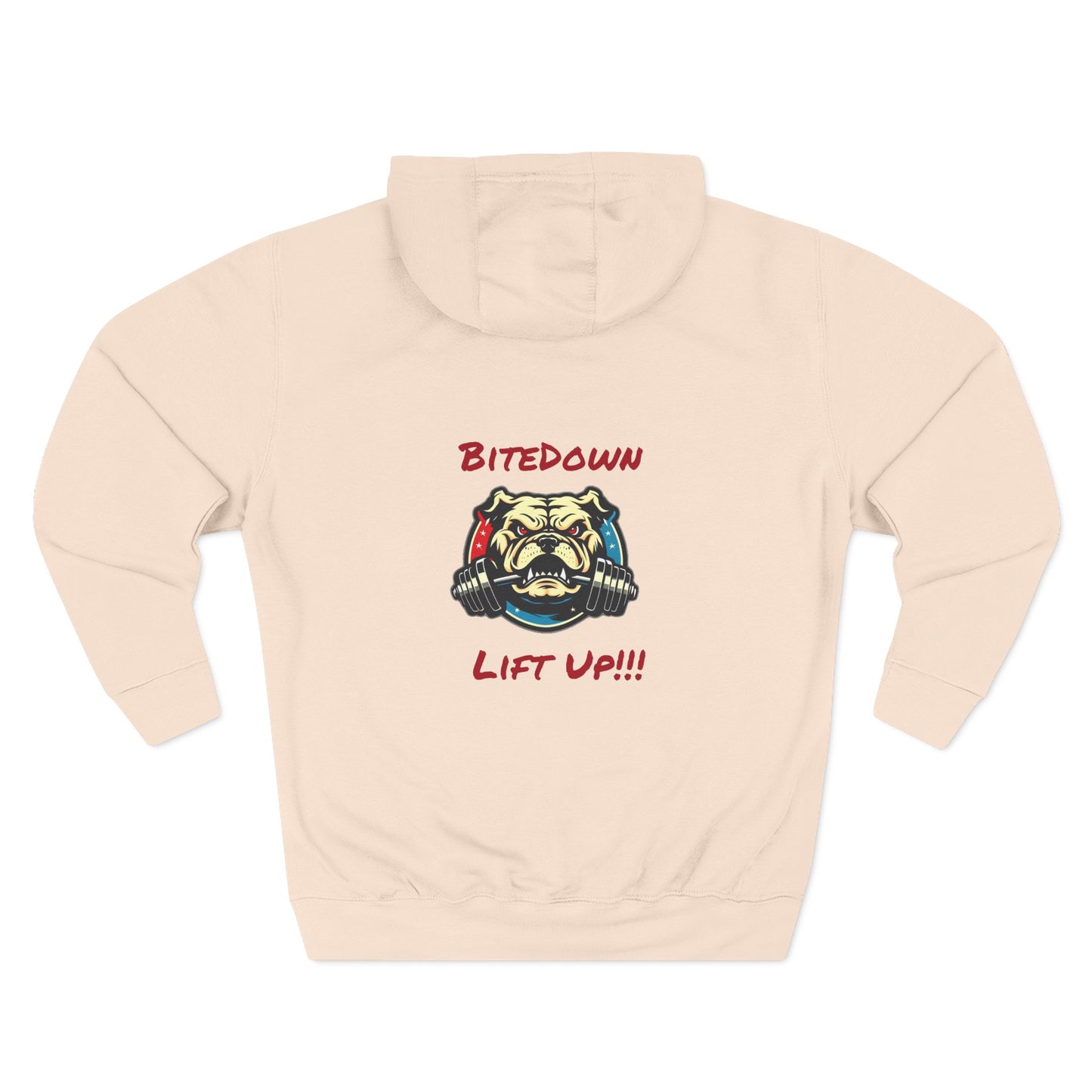 Three-Panel Fleece Hoodie